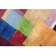 Unikatowy perski gabbeh - ręcznie gęsto tkany dywan Lorri Nomad kolorowy z Iranu 250x350cm wzór patchwork wart 41 880zł 
