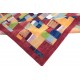 Unikatowy perski gabbeh - ręcznie gęsto tkany dywan Lorri Nomad kolorowy z Iranu 250x350cm wzór patchwork wart 41 880zł 