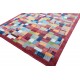 Unikatowy perski gabbeh - ręcznie gęsto tkany dywan Lorri Nomad kolorowy z Iranu 250x350cm wzór patchwork wart 41 880zł 