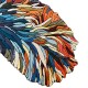  Wycinany nieregularny dywan Optimistic Peacock OP-276 Multi, 100% wełna, ręcznie wykonany, przycinany