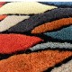  Wycinany nieregularny dywan Optimistic Peacock OP-276 Multi, 100% wełna, ręcznie wykonany, przycinany