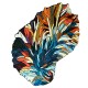  Wycinany nieregularny dywan Optimistic Peacock OP-276 Multi, 100% wełna, ręcznie wykonany, przycinany