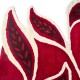 Okrągły niereguralny dywan Colorful Roses GD-10 Red, 100% wełna, ręcznie wykonany