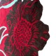 Okrągły niereguralny dywan Colorful Roses GD-10 Red, 100% wełna, ręcznie wykonany