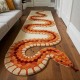  Wycinany nieregularny dywan Optimistic Snake OS-284 Orange, 100% wełna, ręcznie wykonany, przycinany