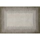 Przycinane nowoczesne wzory geometryczne dywan Indo-Nepal 170x240cm 100% wełna owcza beż