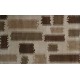 Gładki nowoczesny beżowo-brązowy dywan Indo-Nepal 150x240cm 100% wełna owcza wzory geometryczne