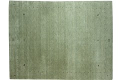 Gładki dywan z deseniem 100% wełniany dywan Gabbeh Handloom oliwkowy 240x300cm 2cm gruby