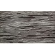 Brązowy dywan Ascetic Stripes SRT-214 Brown, 100% wełna, ręcznie wykonany