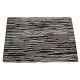 Brązowy dywan Ascetic Stripes SRT-214 Brown, 100% wełna, ręcznie wykonany