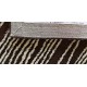 Brązowy dywan Ascetic Stripes SRT-214 Brown, 100% wełna, ręcznie wykonany