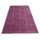 Fioletowy dywan Ascetic Squares SH-229 Lila, 100% wełna, ręcznie wykonany 120x180cm