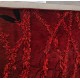 Prostokątny dywan Colorful Garden SH-239 Red, 100% wełna, ręcznie wykonany