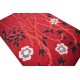 Prostokątny dywan Colorful Garden SH-239 Red, 100% wełna, ręcznie wykonany