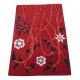 Prostokątny dywan Colorful Garden SH-239 Red, 100% wełna, ręcznie wykonany