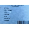Dywan Brinker Carpets Oyester w pasy brązowy z połyskiem 100% wiskoza