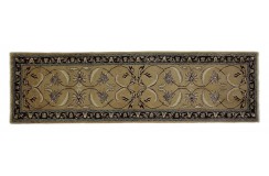 Unikat brązowy oryginalny perski dywan Saruk z pnączami ok 85x300cm 100% wełna, Iran