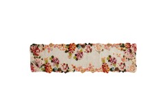  Wycinany niereguralny dywan Optimistic Blossom Garden GC-125 White, 100% wełna, chodnik 80x450cm