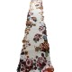  Wycinany niereguralny dywan Optimistic Blossom Garden GC-125 White, 100% wełna, chodnik 80x450cm