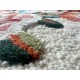 Wycinany niereguralny dywan Optimistic Blossom Garden GC-125 White, 100% wełna, chodnik 80x450cm