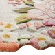  Wycinany niereguralny dywan Optimistic Blossom Garden GC-125 White, 100% wełna, chodnik 80x450cm