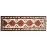 Perski wełniany recznie tkany dywan chodnik Meszkin z ornamentami ok 100x300cm, beż
