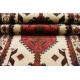 Perski wełniany recznie tkany dywan chodnik Meszkin z ornamentami ok 100x300cm, beż