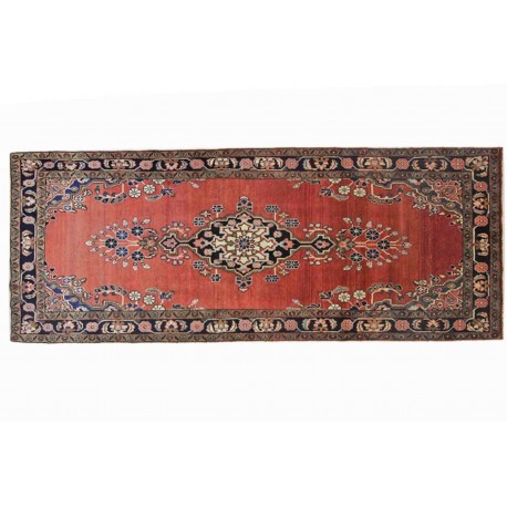 Ręcznie tkany chodnik Hamadan z geometryczno-kwiatowym wzorem 80x300cm Iran