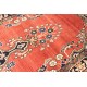 Urzekający ręcznie tkany chodnik Hamadan szeroki 120x300cm Iran, czerwony