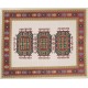 Etniczny kolorowy kilim dwustronny 100% wełniany dywan płasko tkany 250x300cm Indie