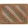 100% wełniany oryginalny dywan Gabbeh Loribaft patchwork 140x190cm Indie, gruby, mięsisty, unikat