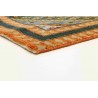 100% wełna gruby dywan loribaft z indii beżowy patchwork 140x290cm