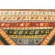 100% wełniany oryginalny dywan Gabbeh Loribaft patchwork 140x190cm Indie, gruby, mięsisty, unikat