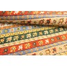 100% wełna gruby dywan loribaft z indii beżowy patchwork 140x290cm