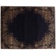 Wełna + jedwab ręcznie tkany dywan Nepal Exclusive Vintage czarny 250x300cm nowoczesny contemporary