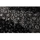 Wełna + jedwab ręcznie tkany dywan Nepal Exclusive Vintage czarny 200x300cm nowoczesny contemporary