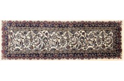 Unikat dywan Kaszmar figural chodnik 100x300cm 100% wełna kork z Iranu pałacowy kobierzec motywy zwierzęce
