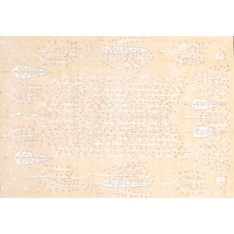 100% welniany kemowy perski ręcznie tkany dywan gabbeh z Iranu drzewo życia ok 170x240cm