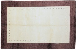 Salonowy gruby, ciepły dywan gabbeh 200x300cm wełna argentyńska beż brąz, Indie
