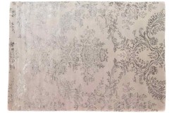 Wełna z nutą jedwabiu ręcznie tkany dywan Nepal Exclusive Vintage Sadraa 175x245cm ornamenty contemporary