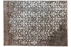 Wełna z nutą jedwabiu ręcznie tkany dywan Nepal Exclusive Vintage Sadraa 180x260cm ornamenty contemporary