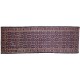 Unikat granatowy oryginalny perski dywan Saruk herati ok 110x320cm 100% wełna, Iran
