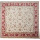 Dywan Ziegler Royal 100% wełna kamienowana ręcznie tkany luksusowy ok 300x300cm kwadratowy ornamenty