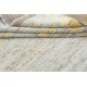 Szaro złoty etniczny dywan Berber Beni Ourain abstrakcyjny do salonu 100% wełniany ok 250x300cm ręcznie tkany