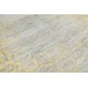 Szaro złoty etniczny dywan Berber Beni Ourain abstrakcyjny do salonu 100% wełniany ok 250x300cm ręcznie tkany
