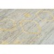 Szaro złoty etniczny dywan Berber Beni Ourain abstrakcyjny do salonu 100% wełniany ok 250x300cm ręcznie tkany