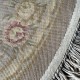 Rzeźbiony kwiatowy okrągły dywan z Chin 100% wełna superwasched miękka, kwiaty 3D beżowo-brązowy - taupe
