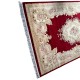 Elegancki kwiatowy dywan z Chin 100% wełna superwasched miękka, kwiaty 3D czerwony, różne rozmiary