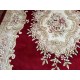 Elegancki kwiatowy dywan z Chin 100% wełna superwasched miękka, kwiaty 3D czerwony, różne rozmiary