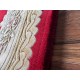 Elegancki kwiatowy dywan z Chin 100% wełna superwasched miękka, kwiaty 3D czerwony, różne rozmiary